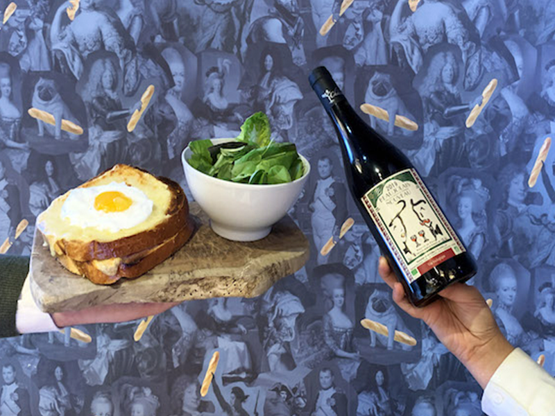 Egalité Crocque Madame Croque Madame e insalata