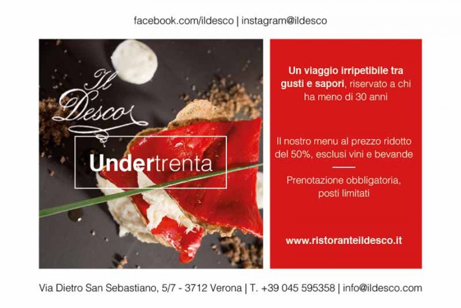 Il Desco a Verona: cucina stellata dedicata agli under 30