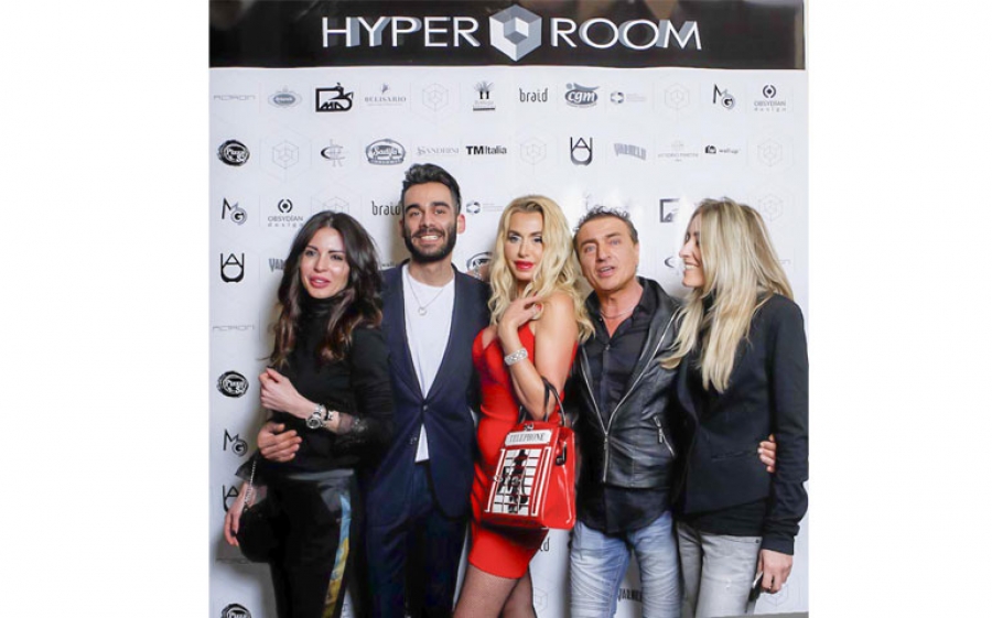 Hyper Room a Milano presenta i nuovi brands di design, art e arredamento con Valeria Marini ospite speciale