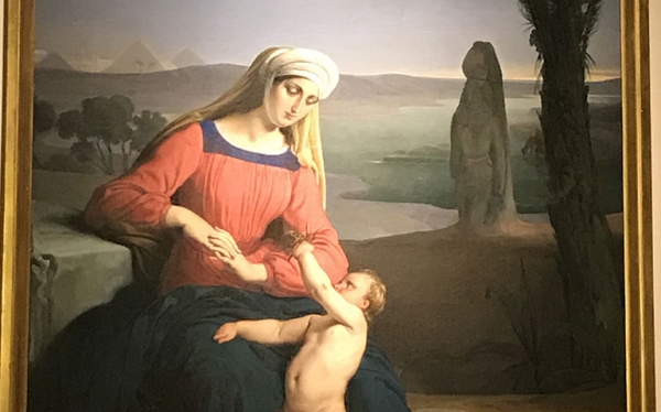Riposo durante la fuga in Egitto, Francesco Hayez|||||