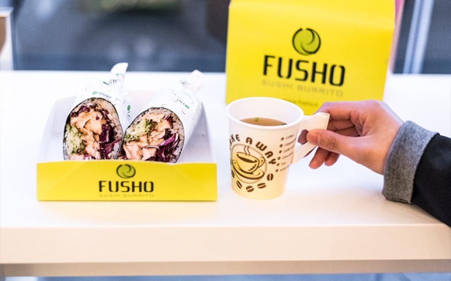 Sushi + burrito = Fusho